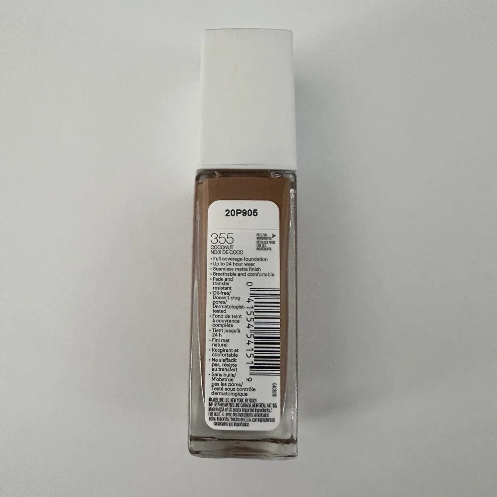 Maybelline Super Stay Full Coverage Foundation Coconut 355 1 fl oz New